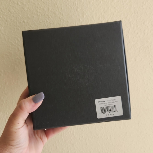 NIB - ANNA NY Coluna Small Silver Nut Bowl - Picture 5 of 8